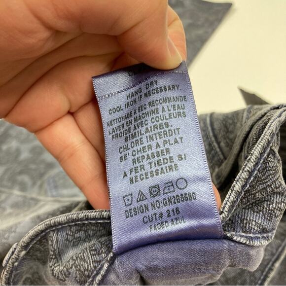 Joe's Jeans | Brocade Faded Azul The High Water Skinny Jeans Womens 30 - Picture 4 of 8